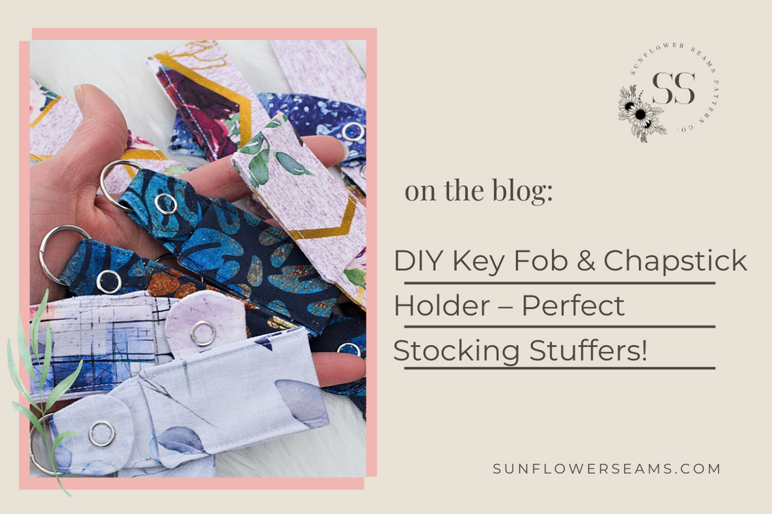Crafty Christmas Delight: DIY Key Fob and Chapstick Holder – Perfect Stocking Stuffers!