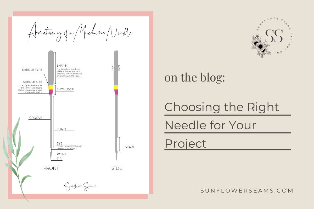 Exploring Needle Options for Sewing: Choosing the Right Needle for You –  Sunflower Seams