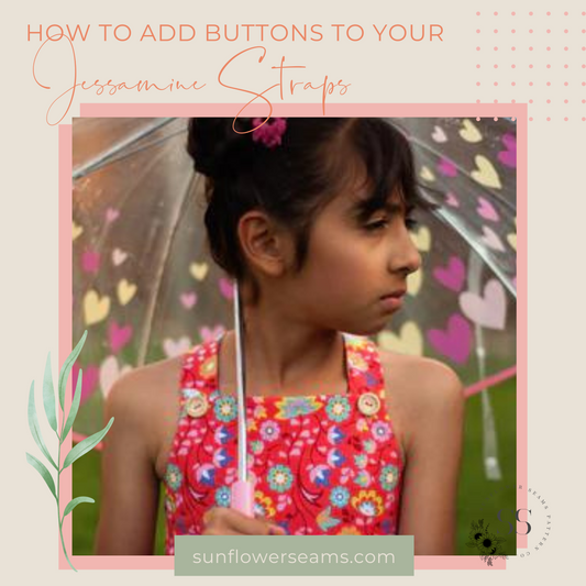 How to Add Buttons to your Jessamine Straps {A Tutorial}