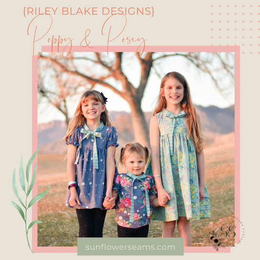 Sewing with Riley Blake {Poppy & Posey}