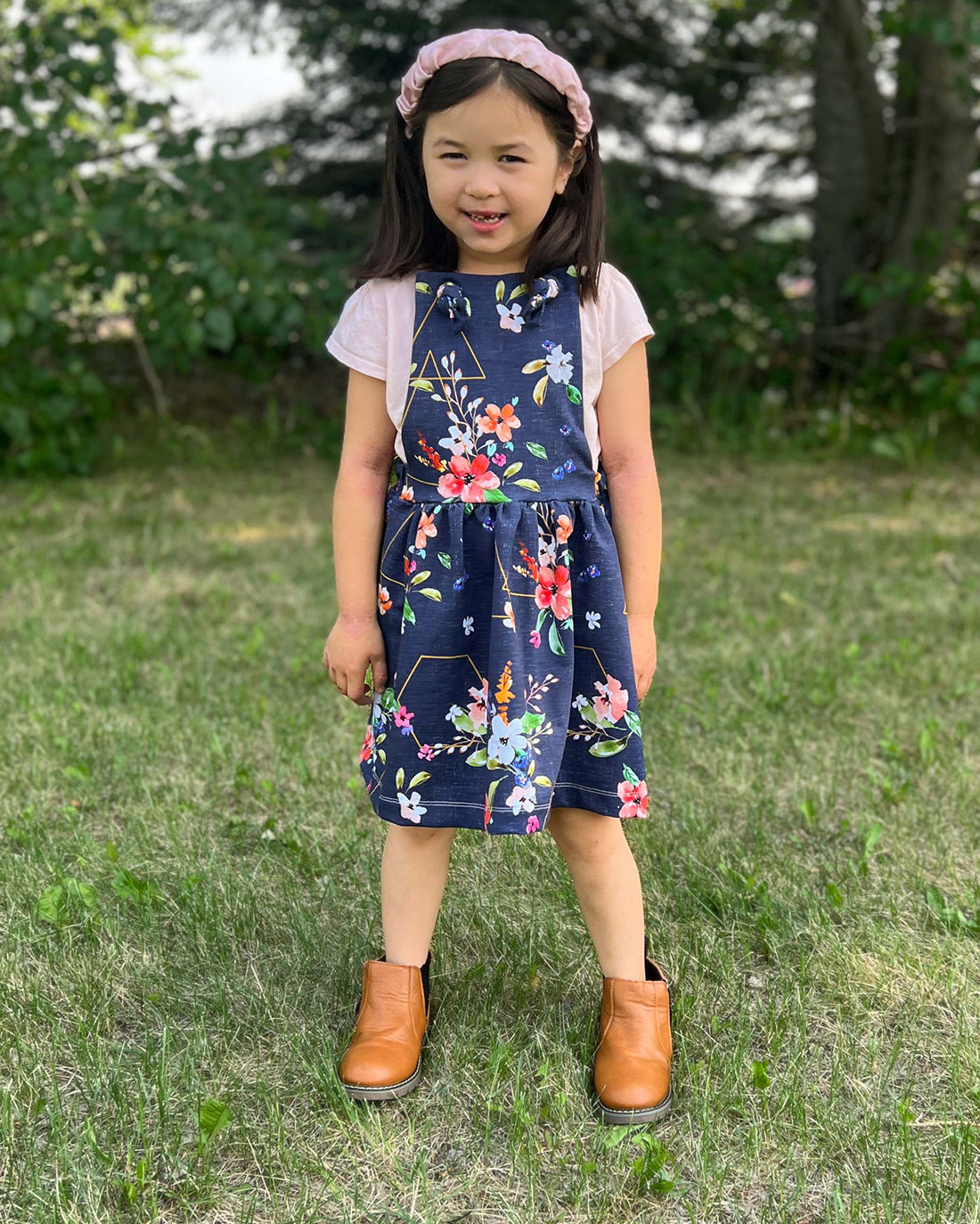 Silene Knit Pinafore Digital Sewing Pattern