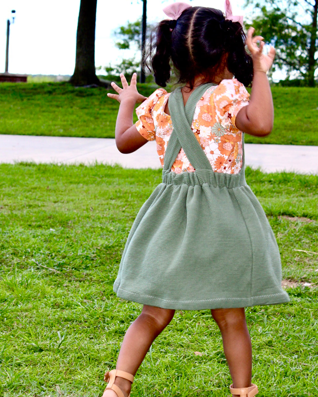 Silene Knit Pinafore Digital Sewing Pattern