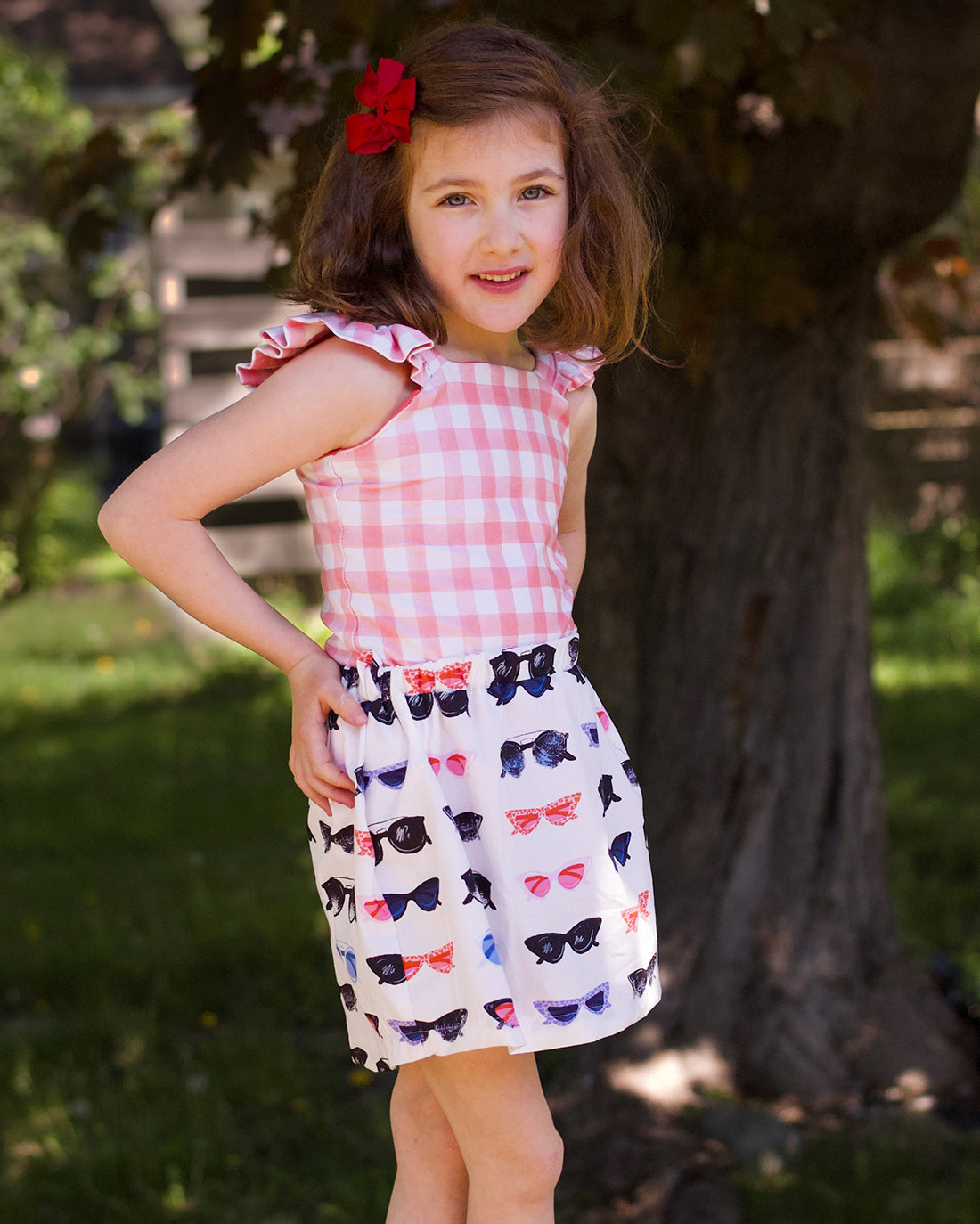 Rosewood Tiered Skirt Digital Sewing Pattern