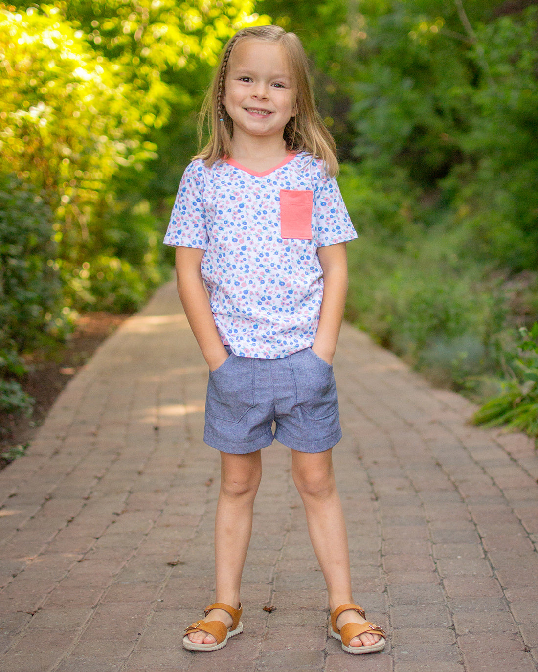 Clove Tee & Shorts Set Digital Sewing Pattern