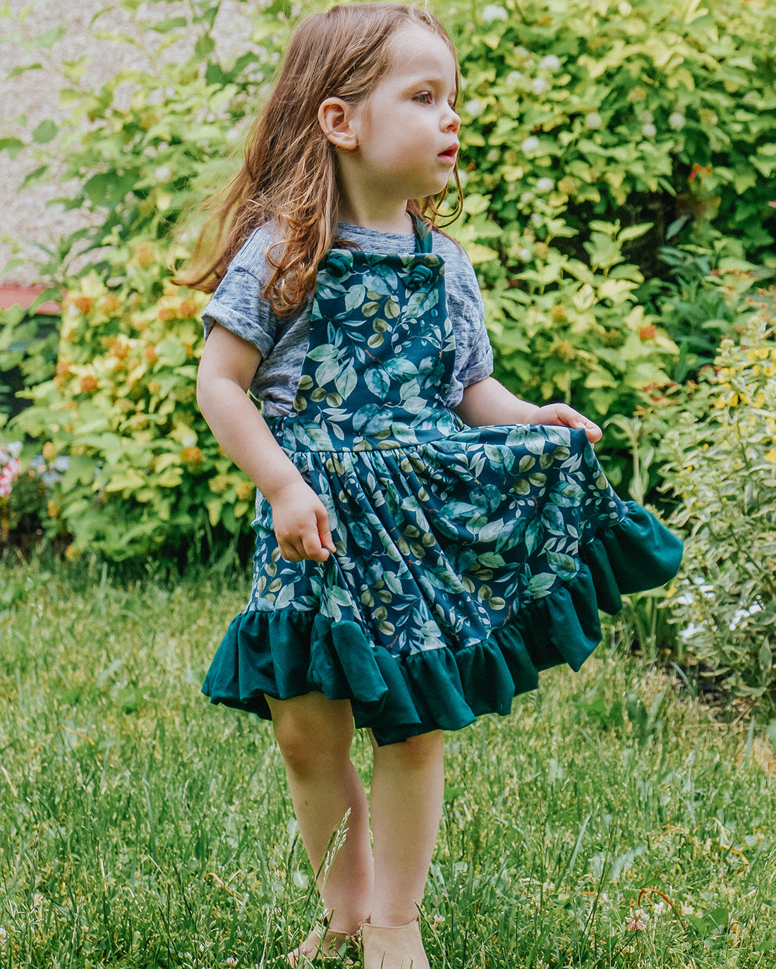 Silene Knit Pinafore Digital Sewing Pattern