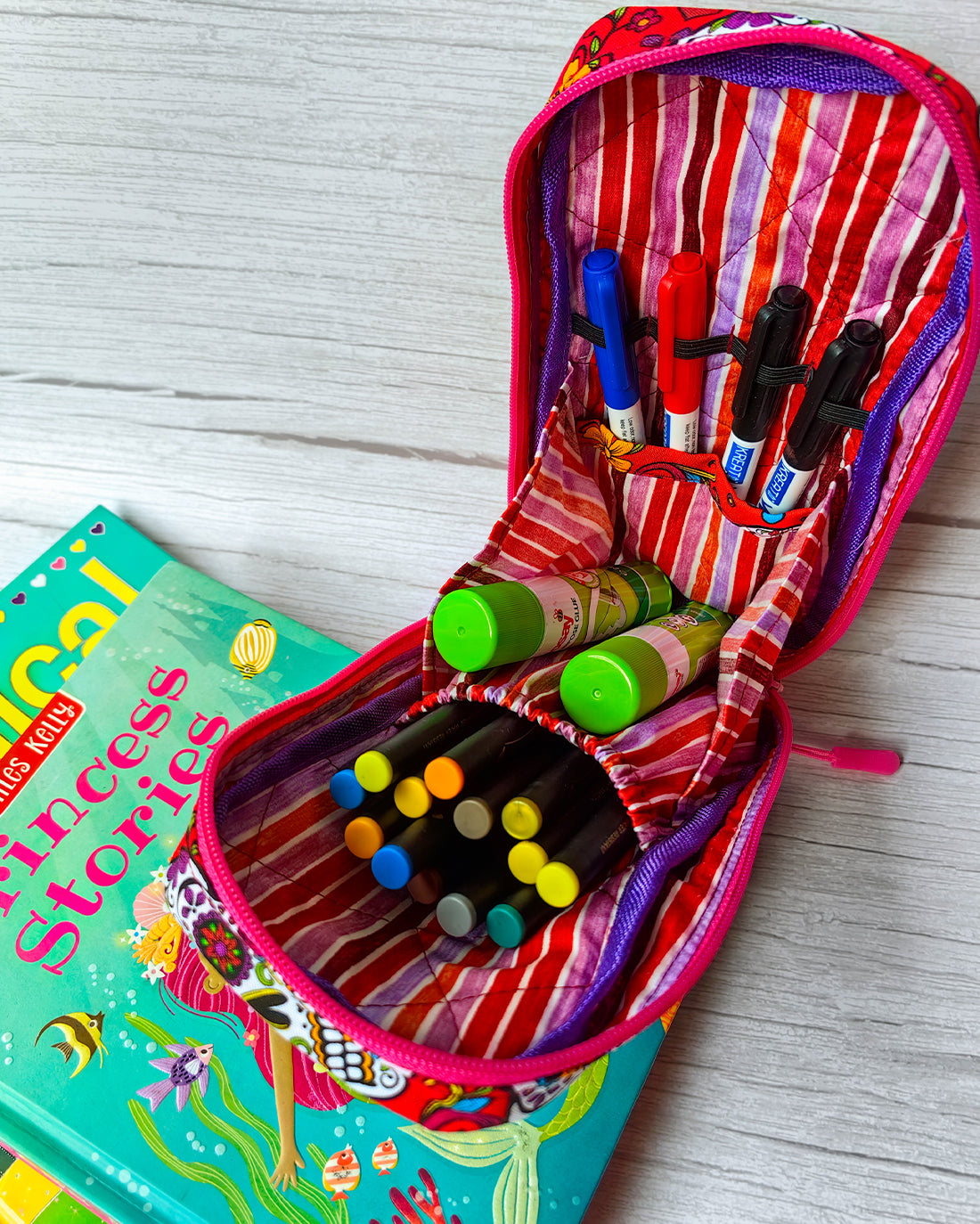 Petal Pencil Pouch Digital Sewing Pattern