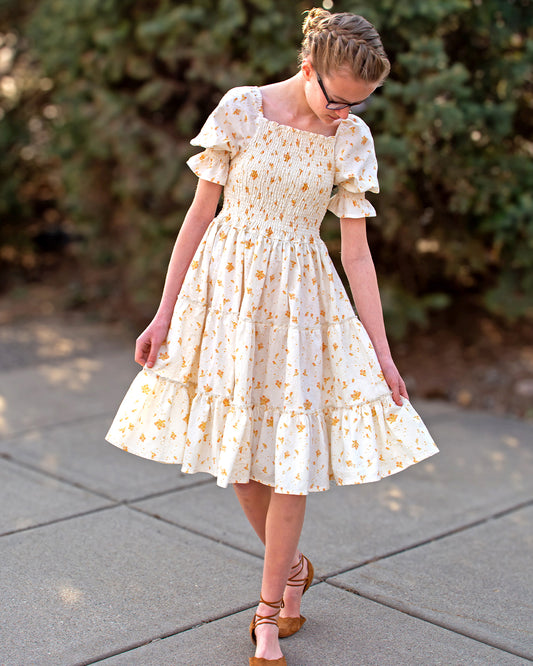 Zinnia Shirred Dress & Romper Digital Sewing Pattern