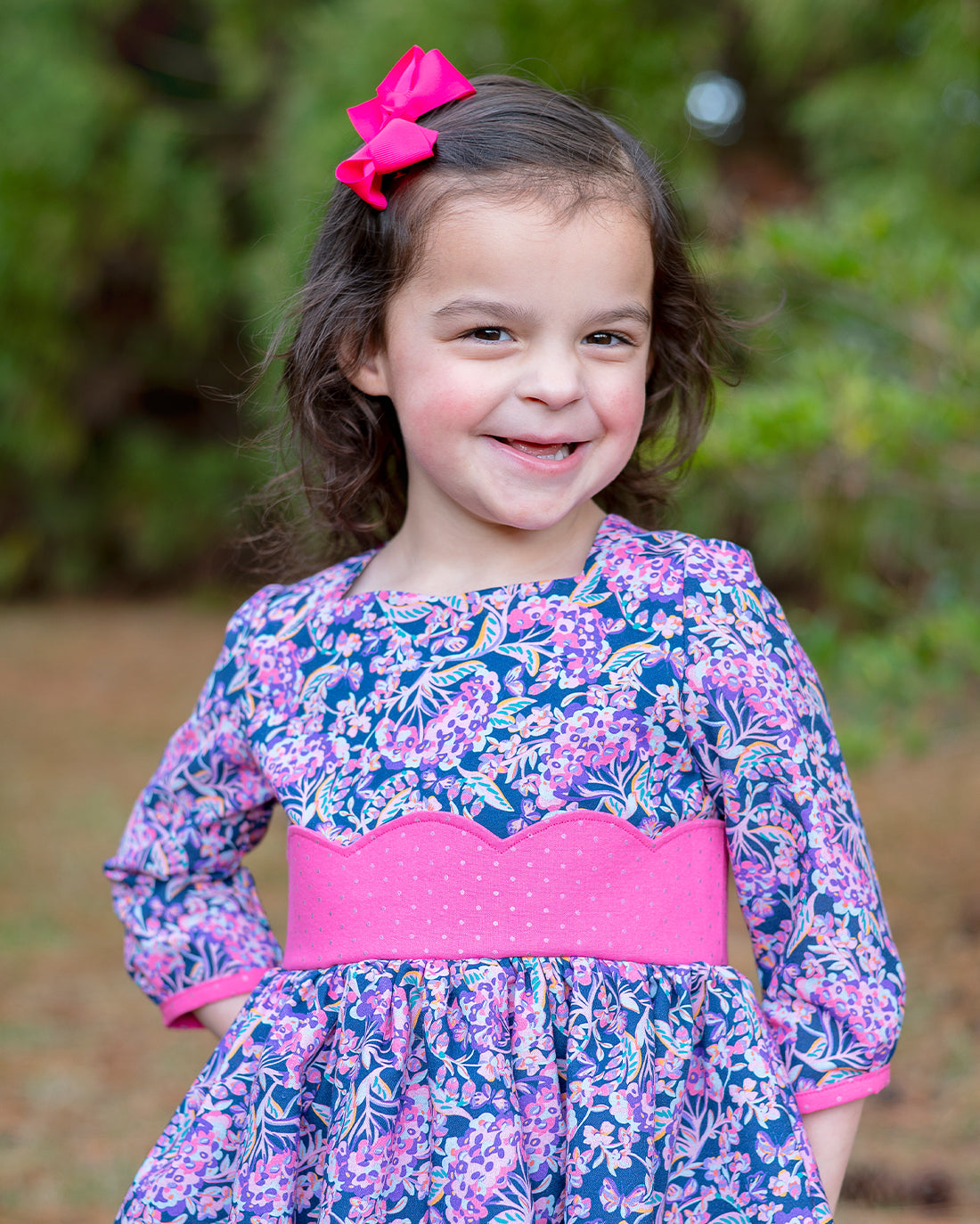 Iris Scalloped Dress Digital Sewing Pattern
