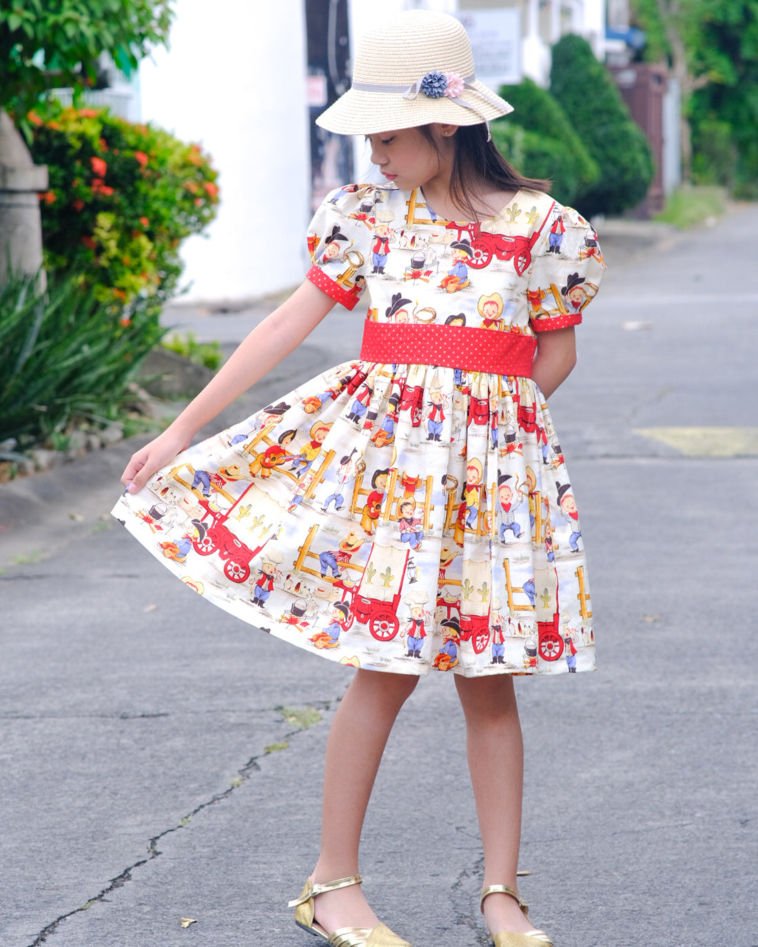 Iris Scalloped Dress Digital Sewing Pattern