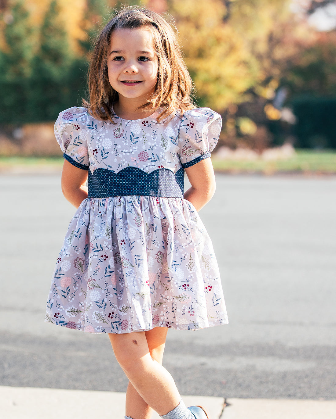 Iris Scalloped Dress Digital Sewing Pattern