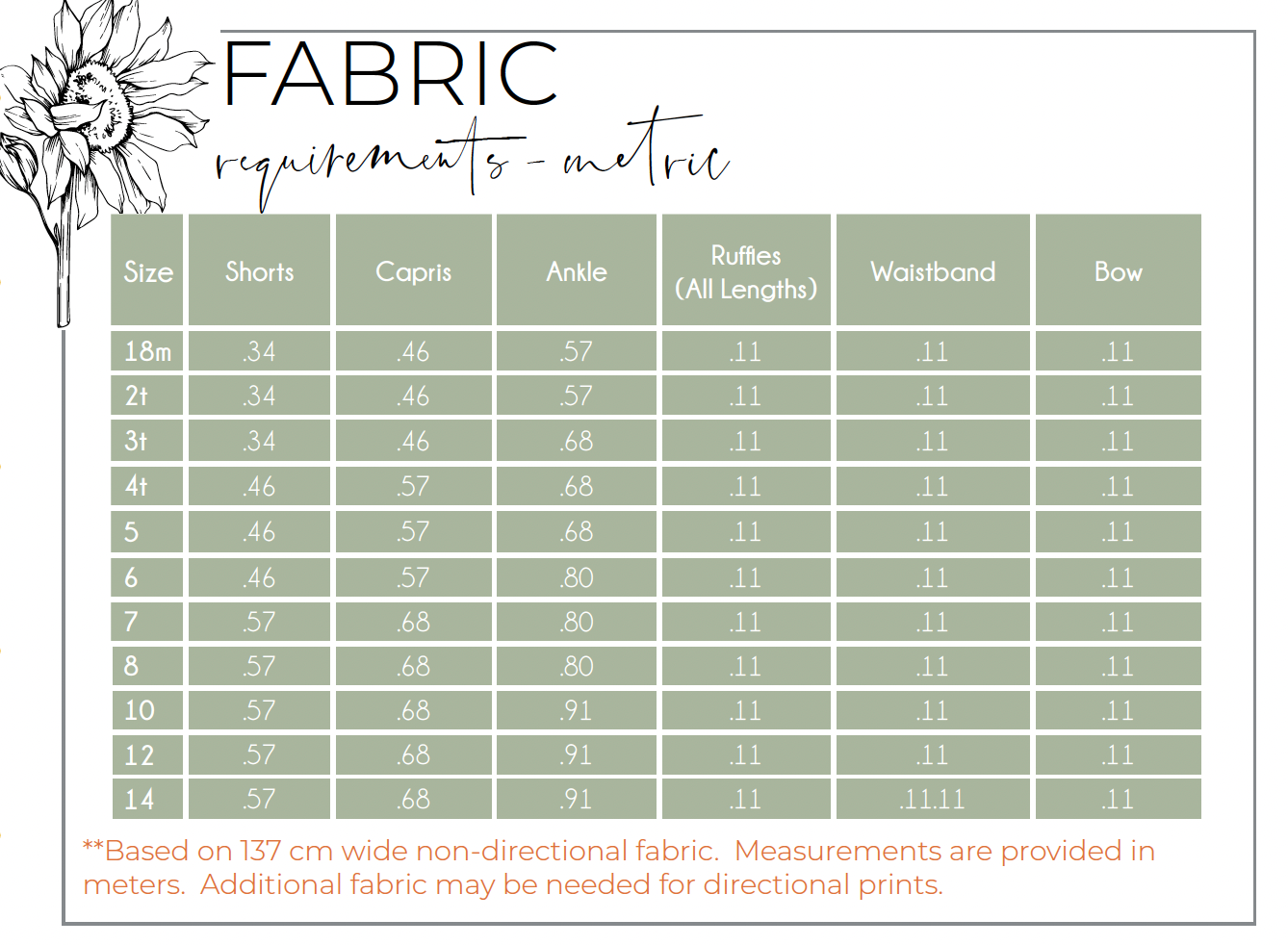 Larkspur Leggings Digital Sewing Pattern