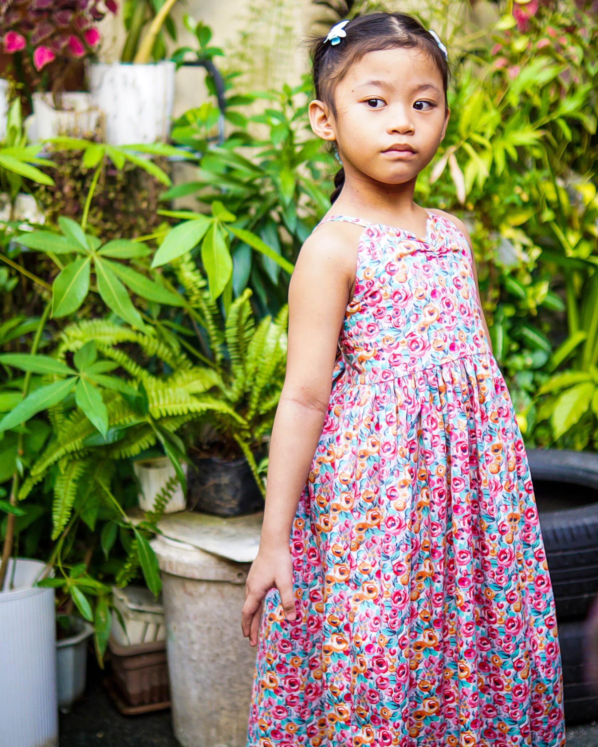Flora Dress Sewing Pattern | Sunflower Seams Pattern Company | Digital PDF Sewing Pattern