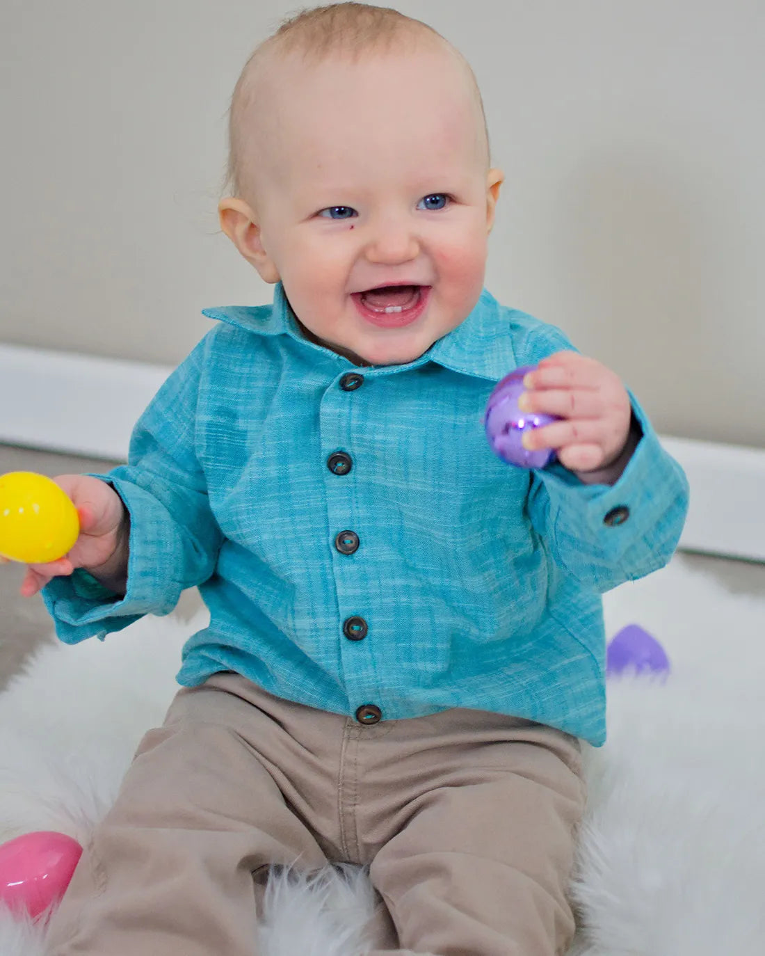 Baby Alder Collared Shirt Digital Sewing Pattern