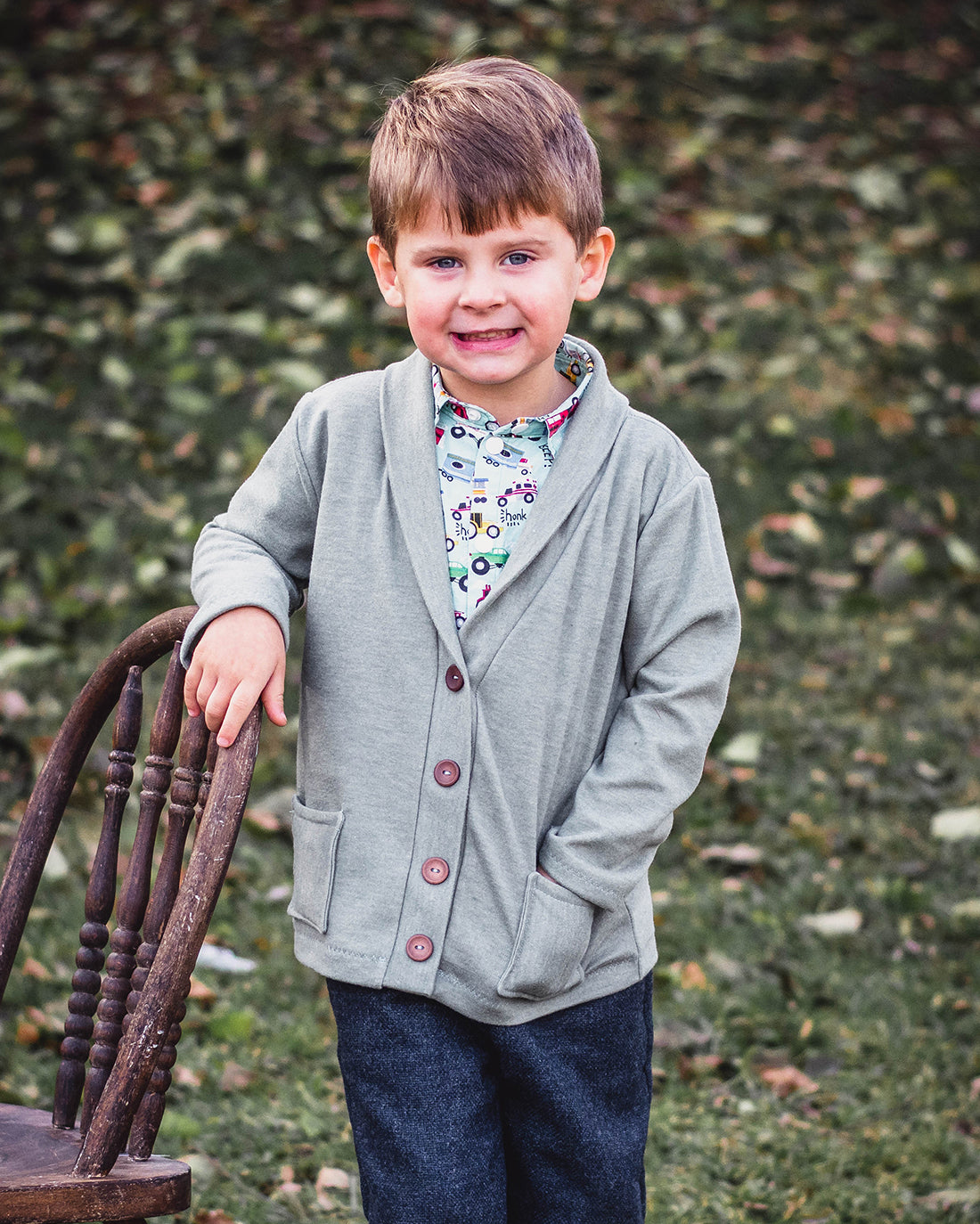 Ginger Cardigan Sewing Pattern | Sunflower Seams Pattern Company | Digital PDF Sewing Pattern