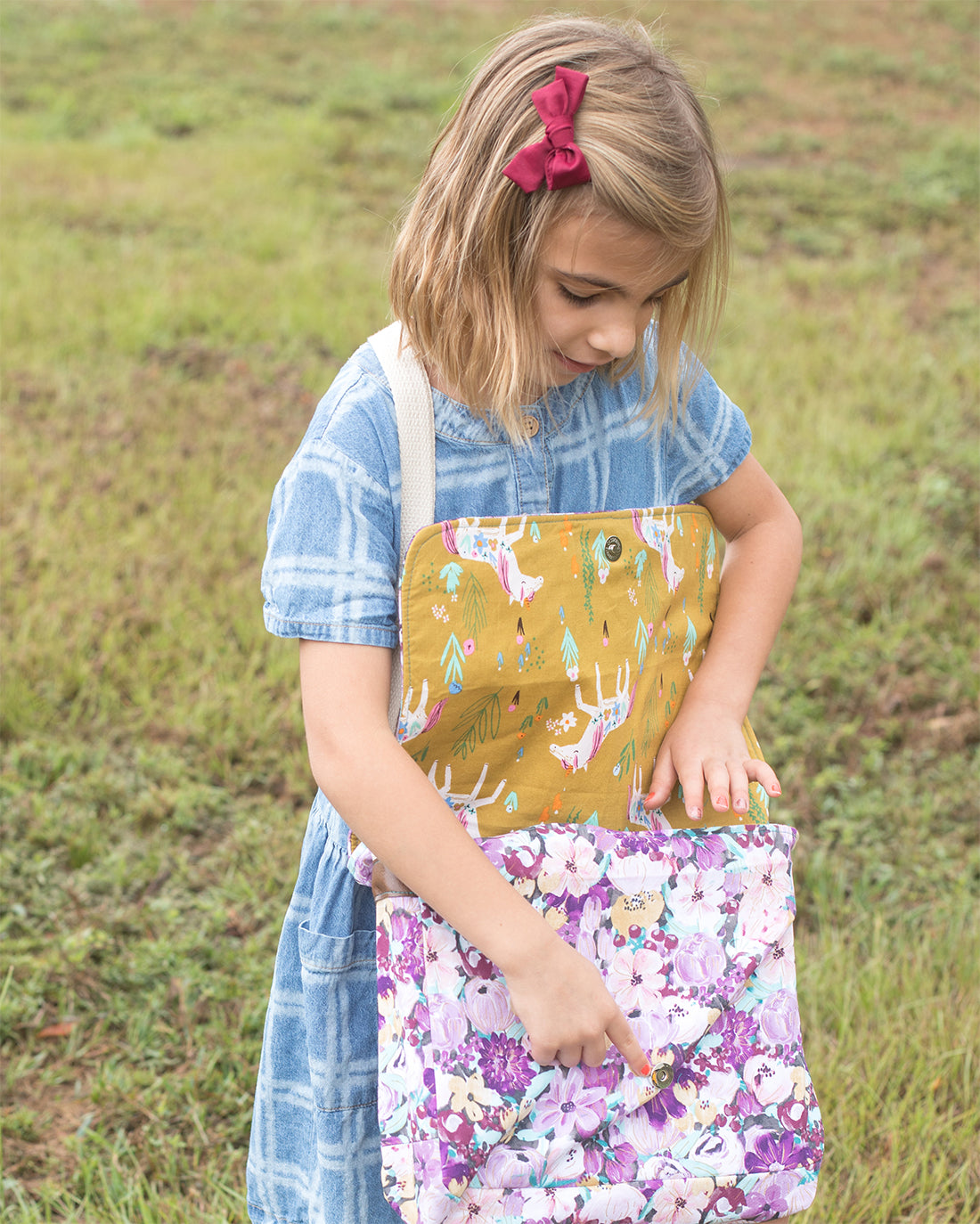 Sage Messenger Bag Sewing Pattern | Sunflower Seams Pattern Company | Digital PDF Sewing Pattern