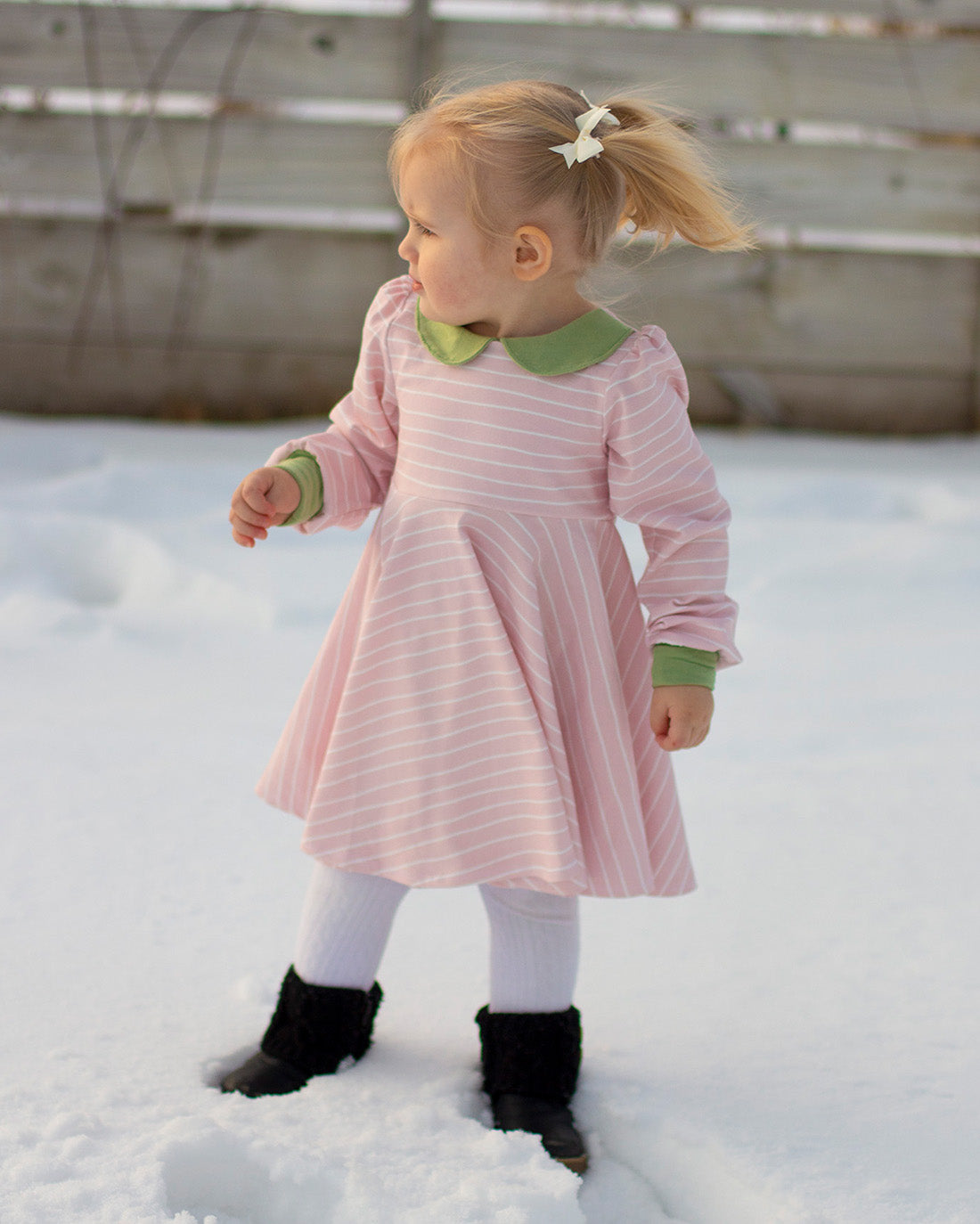 Baby Gardenia Top and Dress | Sunflower Seams Pattern Company | Digital PDF Sewing Pattern