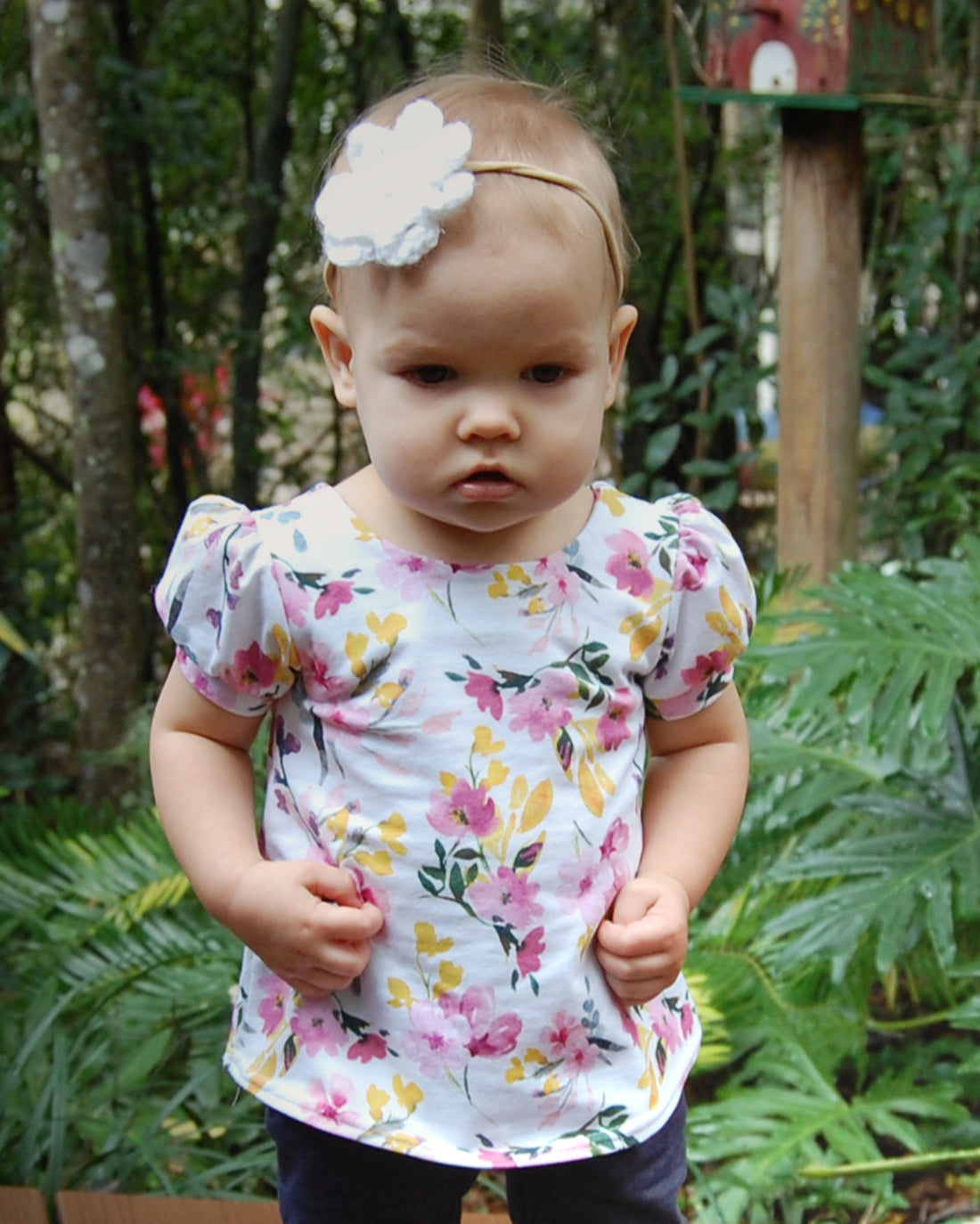 Baby Gardenia Top and Dress | Sunflower Seams Pattern Company | Digital PDF Sewing Pattern