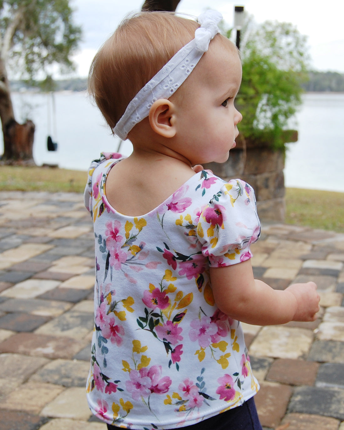 Baby Gardenia Top and Dress | Sunflower Seams Pattern Company | Digital PDF Sewing Pattern