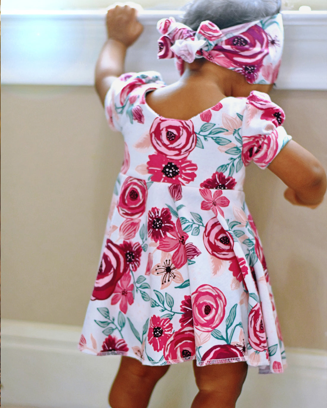Baby Gardenia Top and Dress | Sunflower Seams Pattern Company | Digital PDF Sewing Pattern