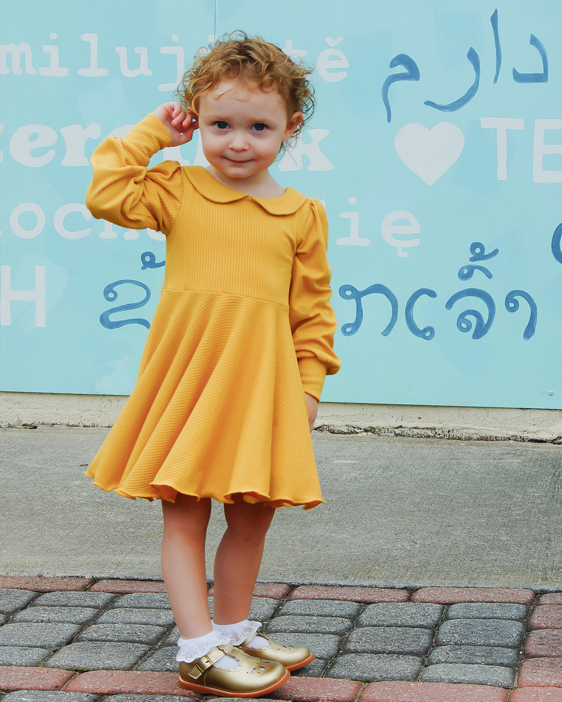 Baby Gardenia Top and Dress | Sunflower Seams Pattern Company | Digital PDF Sewing Pattern