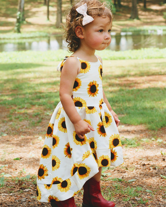 Sunflower Peplum & Sundress | Sunflower Seams Pattern Company | Digital PDF Sewing Pattern