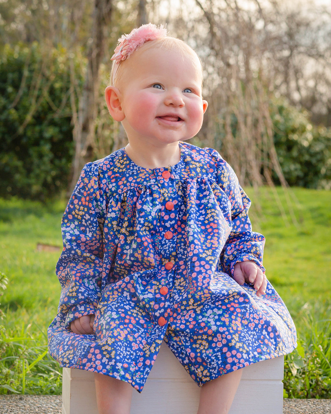 Baby Rue Top & Dress | Sunflower Seams Pattern Company | Digital Sewing Pattern