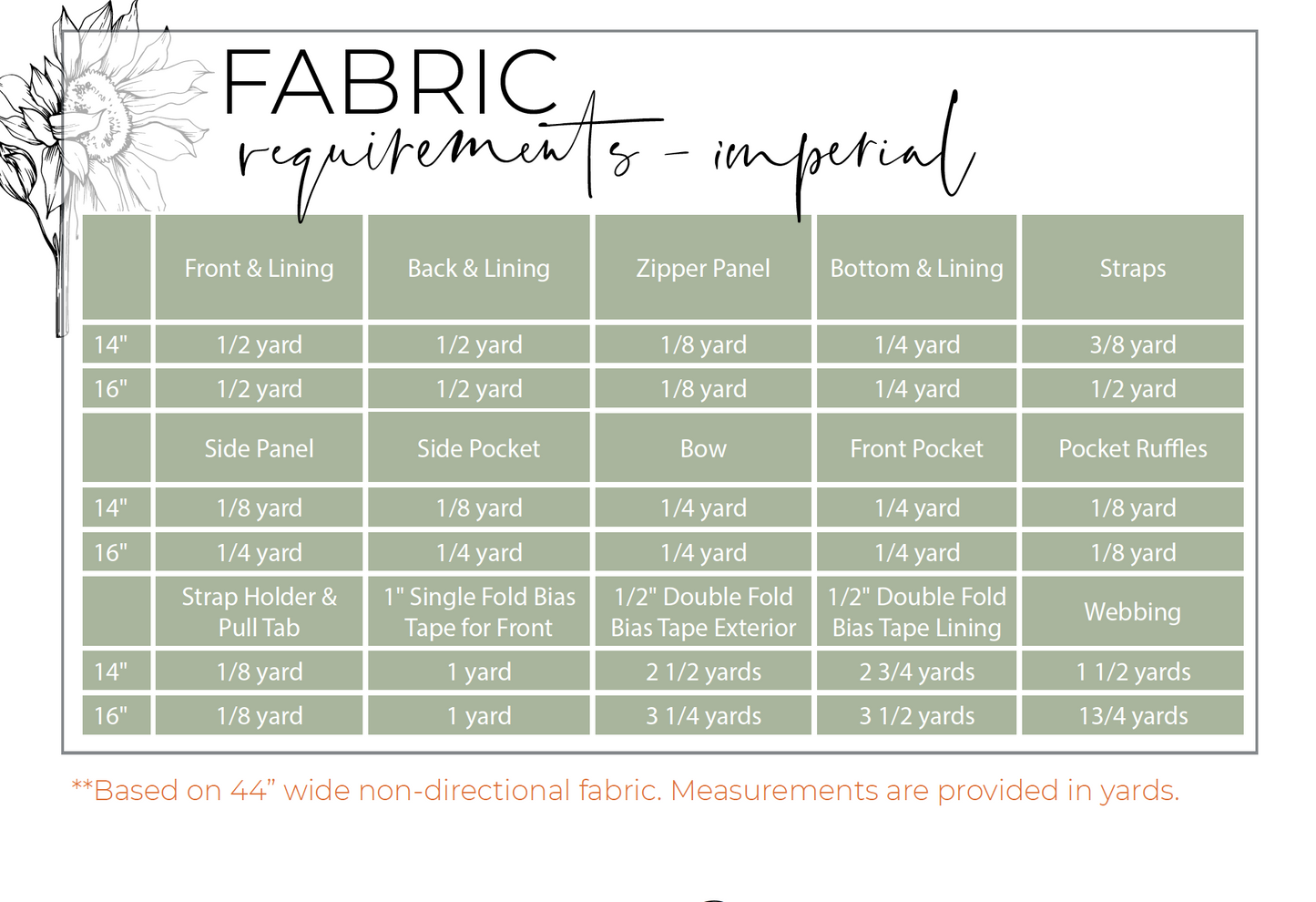 Birch Backpack Digital Sewing Pattern