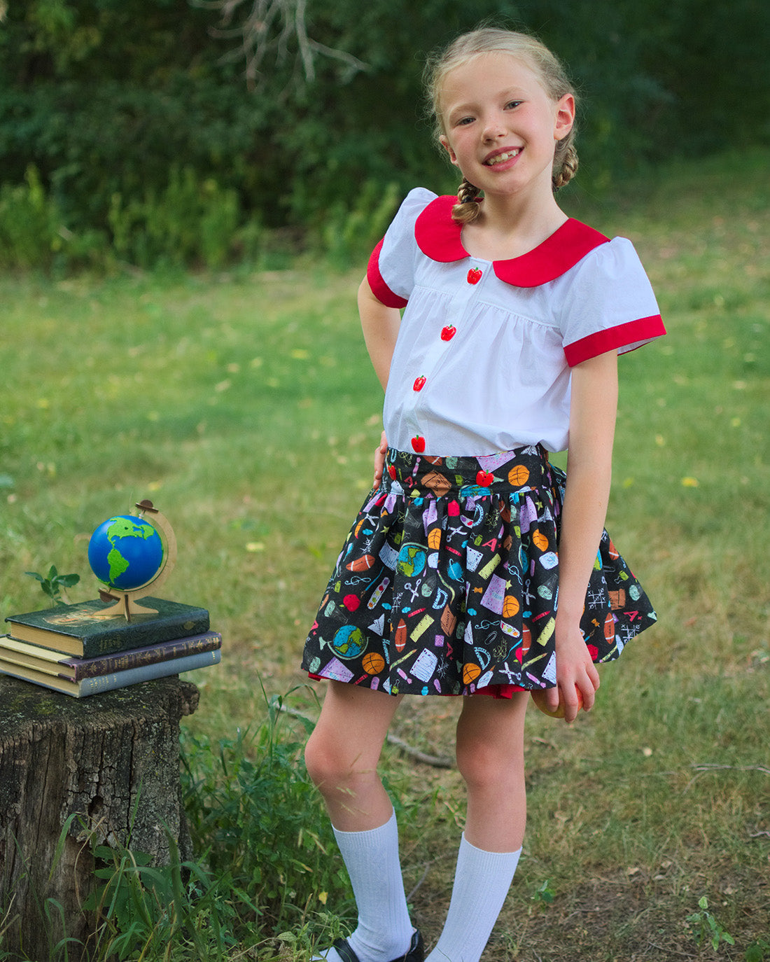 Bramble Shorts & Detachable Skirt | Sunflower Seams Pattern Company | Digital Sewing Pattern