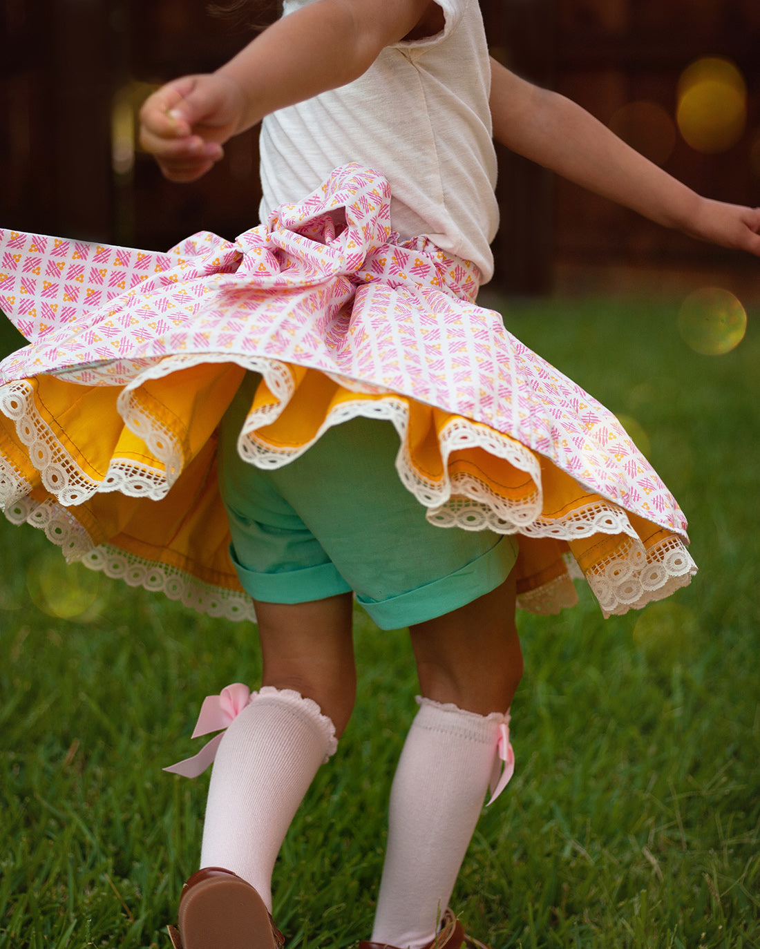 Bramble Shorts & Detachable Skirt | Sunflower Seams Pattern Company | Digital Sewing Pattern
