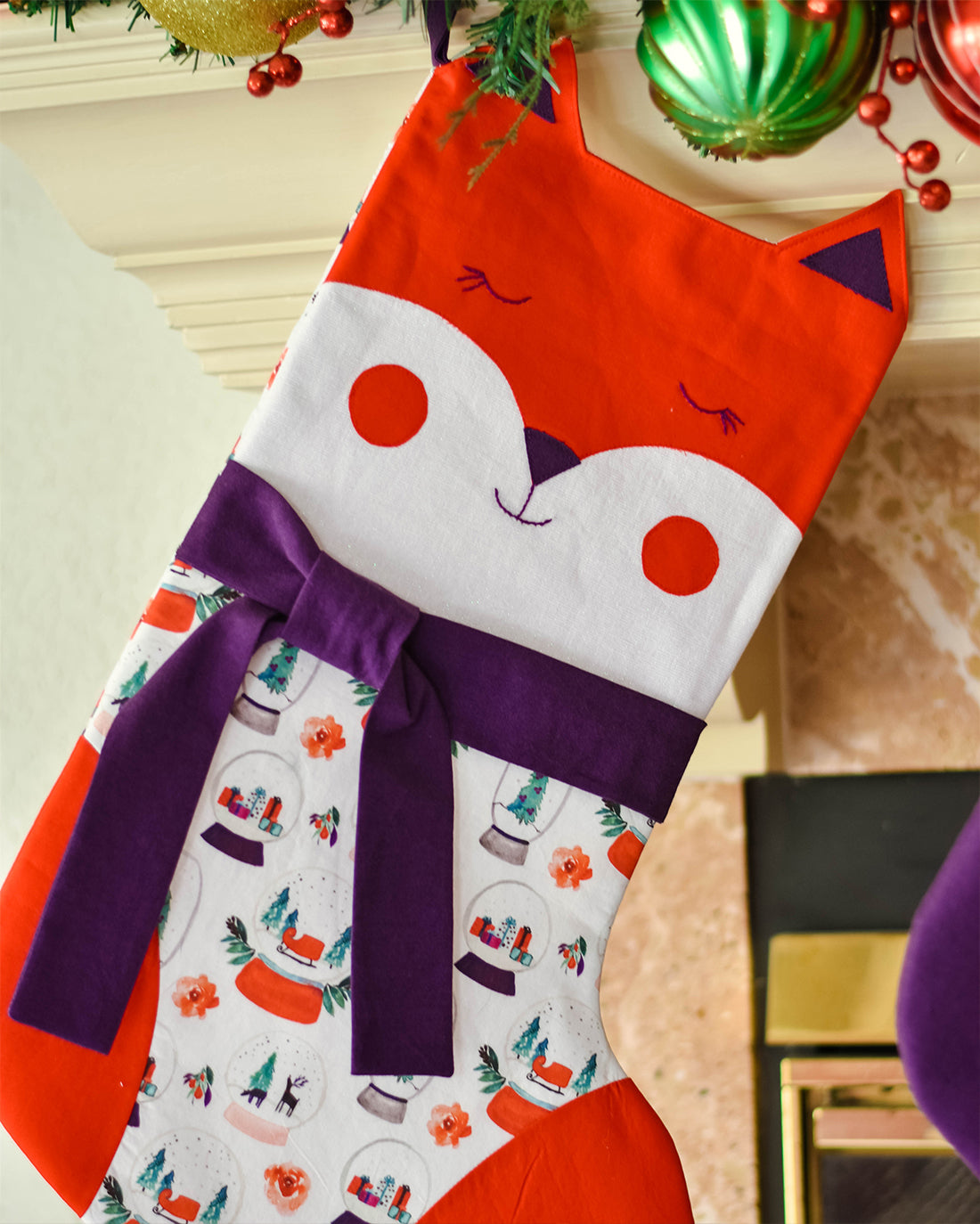 Cinnamon Stocking | Sunflower Seams Pattern Company | Christmas Stocking Sewing Pattern | Digital Sewing Pattern