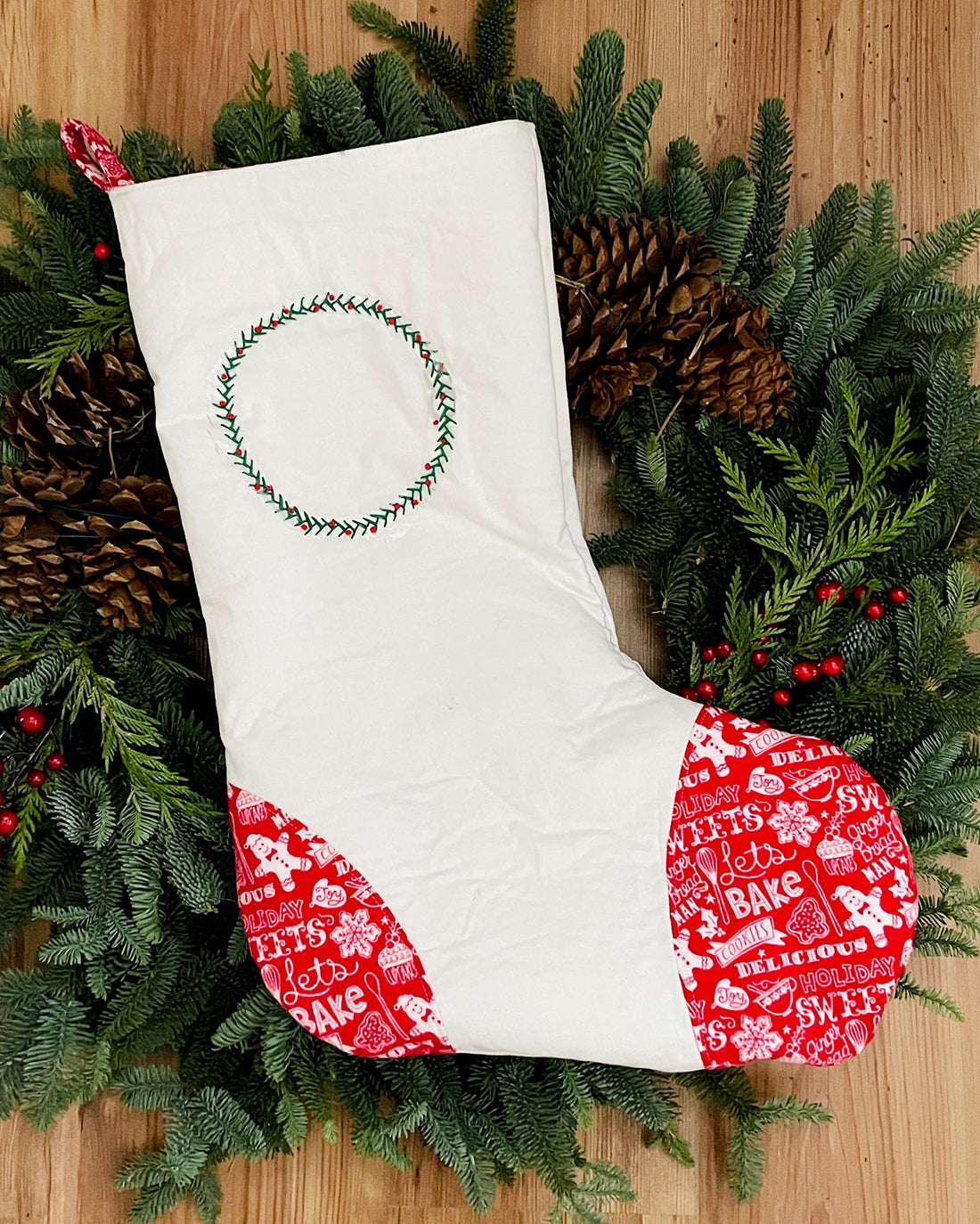 Cinnamon Stocking | Sunflower Seams Pattern Company | Christmas Stocking Sewing Pattern | Digital Sewing Pattern