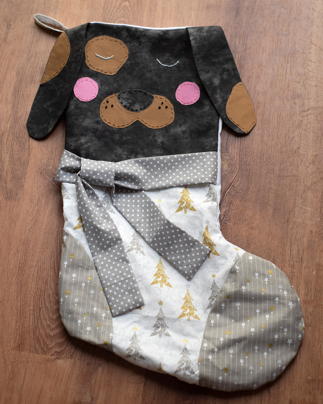 Cinnamon Stocking | Sunflower Seams Pattern Company | Christmas Stocking Sewing Pattern | Digital Sewing Pattern