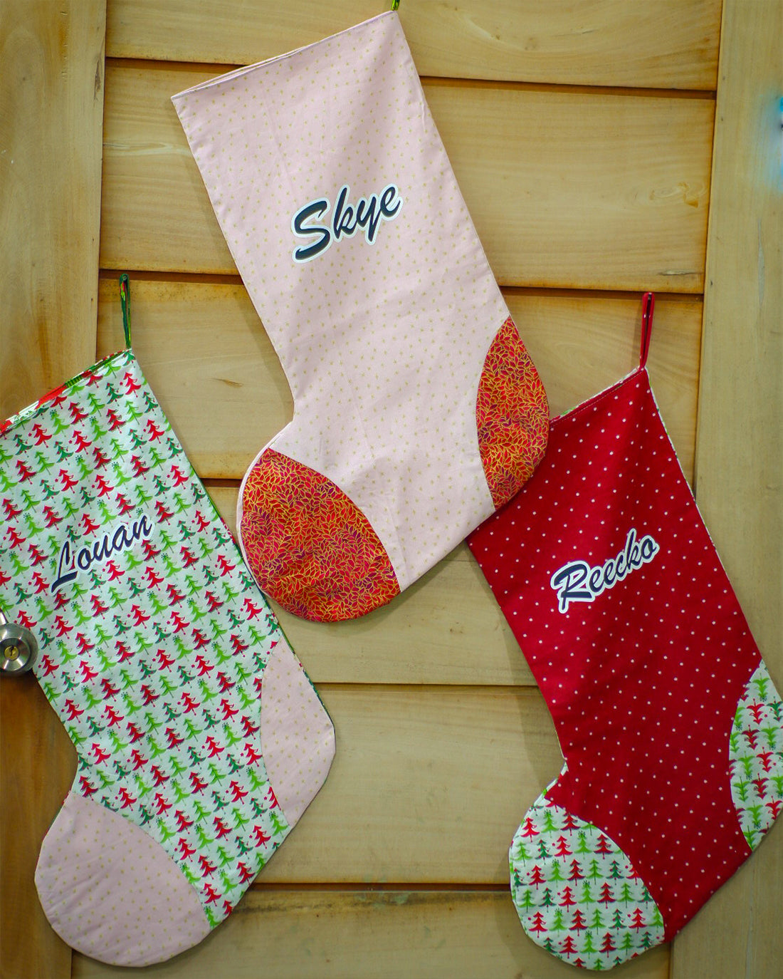Cinnamon Stocking | Sunflower Seams Pattern Company | Christmas Stocking Sewing Pattern | Digital Sewing Pattern