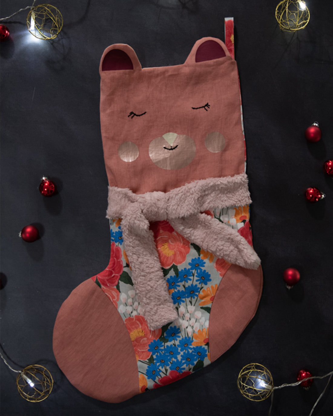 Cinnamon Stocking | Sunflower Seams Pattern Company | Christmas Stocking Sewing Pattern | Digital Sewing Pattern