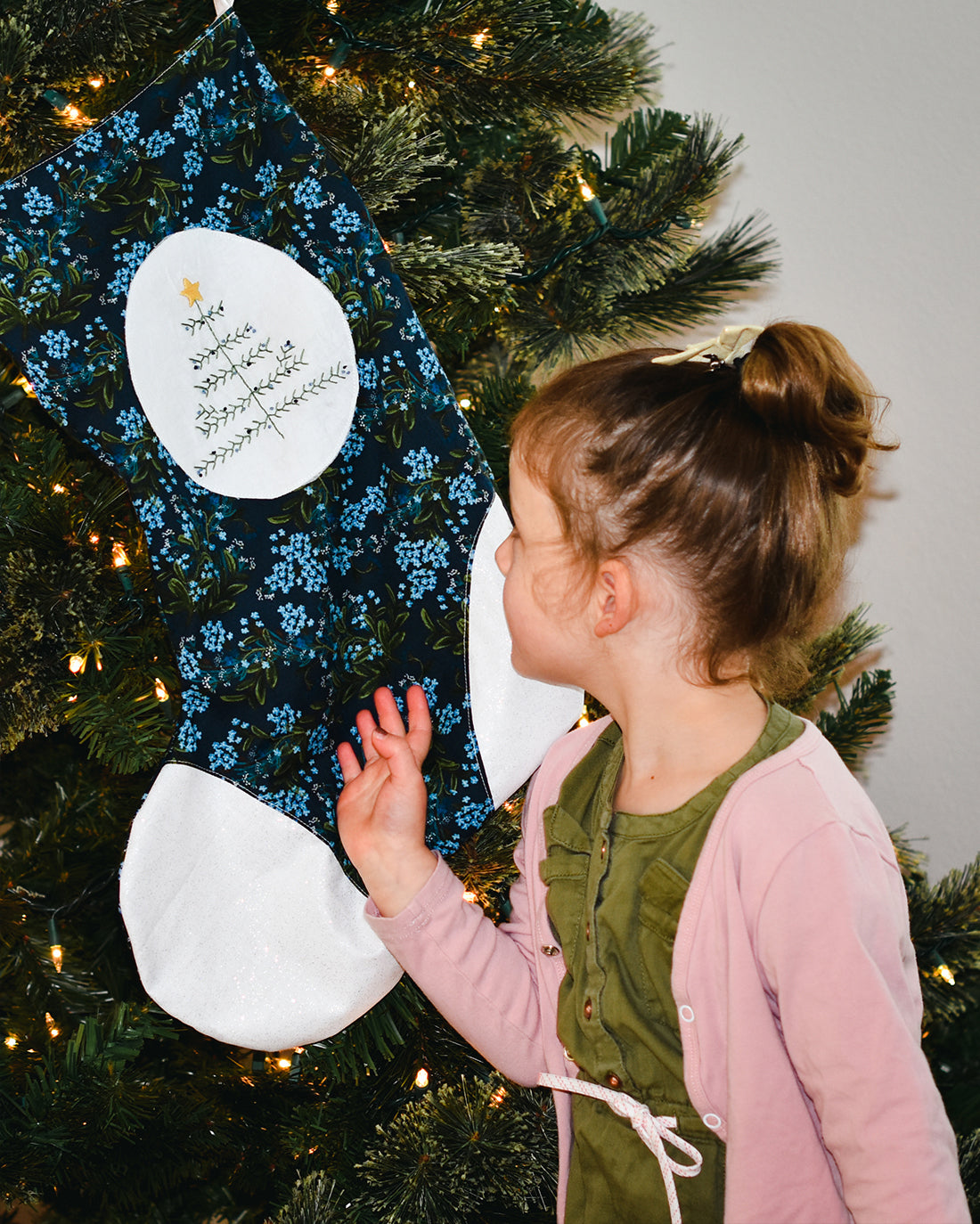 Cinnamon Stocking | Sunflower Seams Pattern Company | Christmas Stocking Sewing Pattern | Digital Sewing Pattern