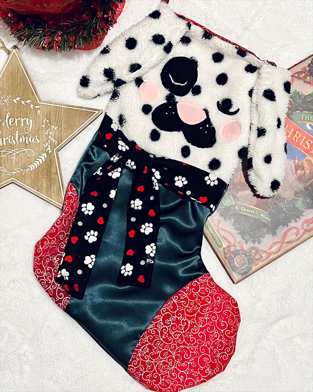 Cinnamon Stocking | Sunflower Seams Pattern Company | Christmas Stocking Sewing Pattern | Digital Sewing Pattern