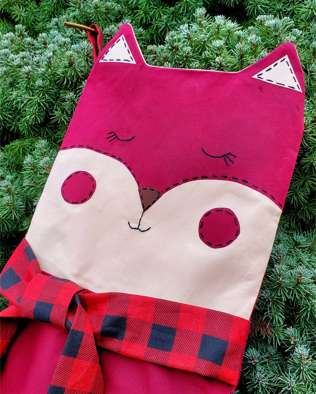 Cinnamon Stocking | Sunflower Seams Pattern Company | Christmas Stocking Sewing Pattern | Digital Sewing Pattern