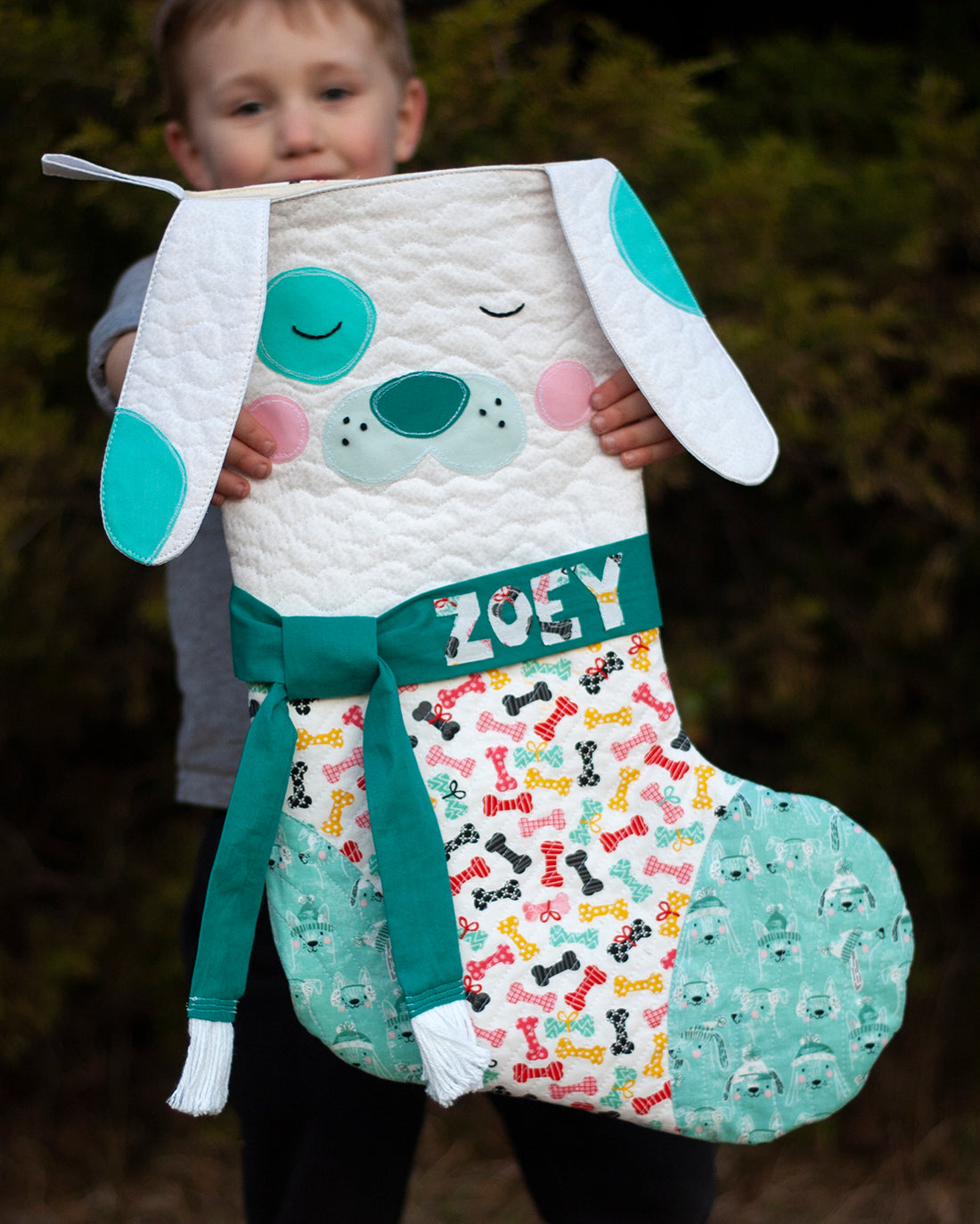 Cinnamon Stocking | Sunflower Seams Pattern Company | Christmas Stocking Sewing Pattern | Digital Sewing Pattern