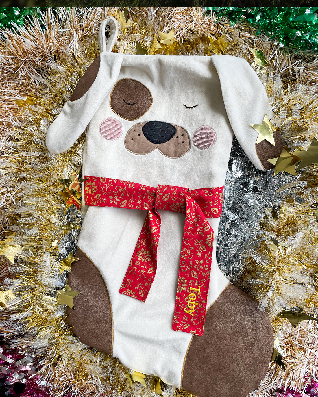 Cinnamon Stocking | Sunflower Seams Pattern Company | Christmas Stocking Sewing Pattern | Digital Sewing Pattern