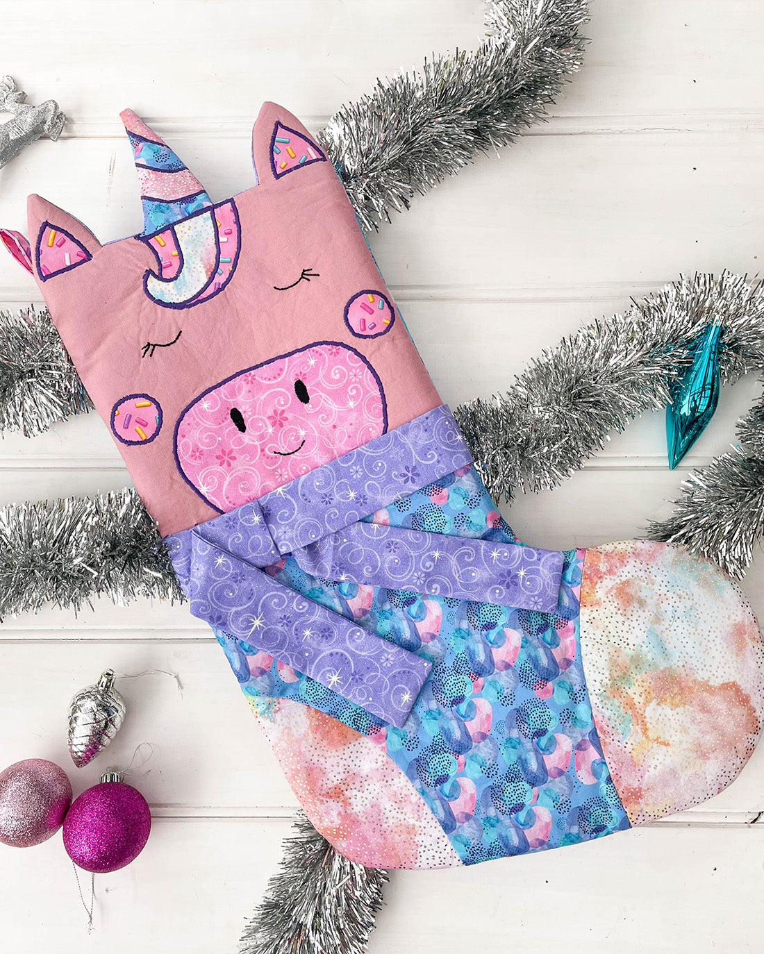 Cinnamon Stocking | Sunflower Seams Pattern Company | Christmas Stocking Sewing Pattern | Digital Sewing Pattern