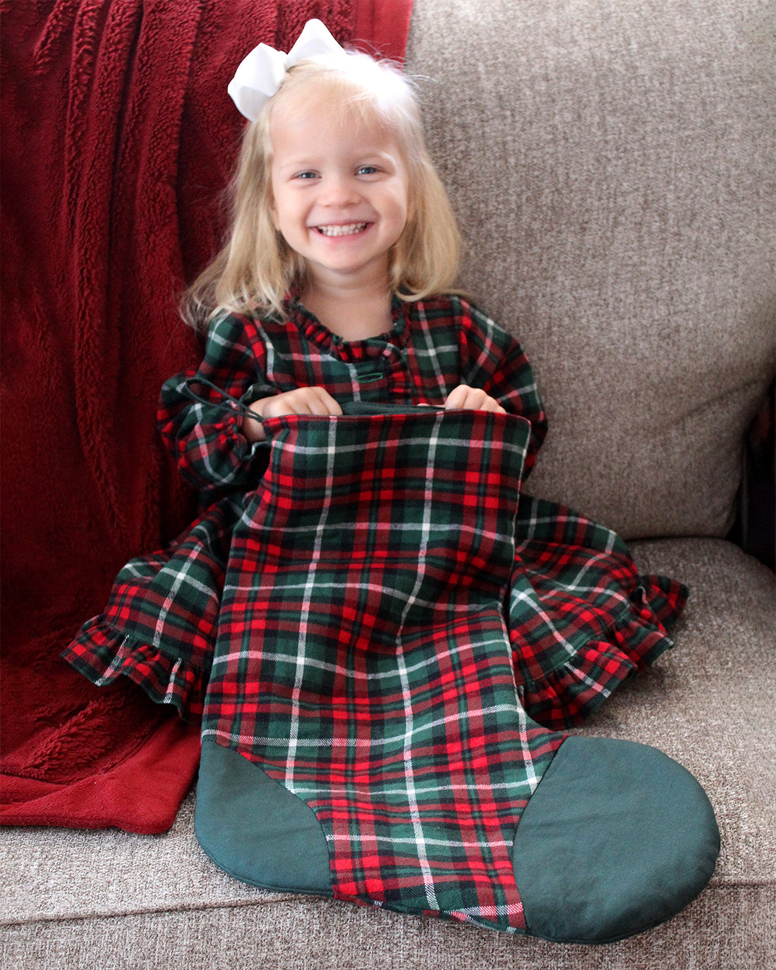 Cinnamon Stocking | Sunflower Seams Pattern Company | Christmas Stocking Sewing Pattern | Digital Sewing Pattern