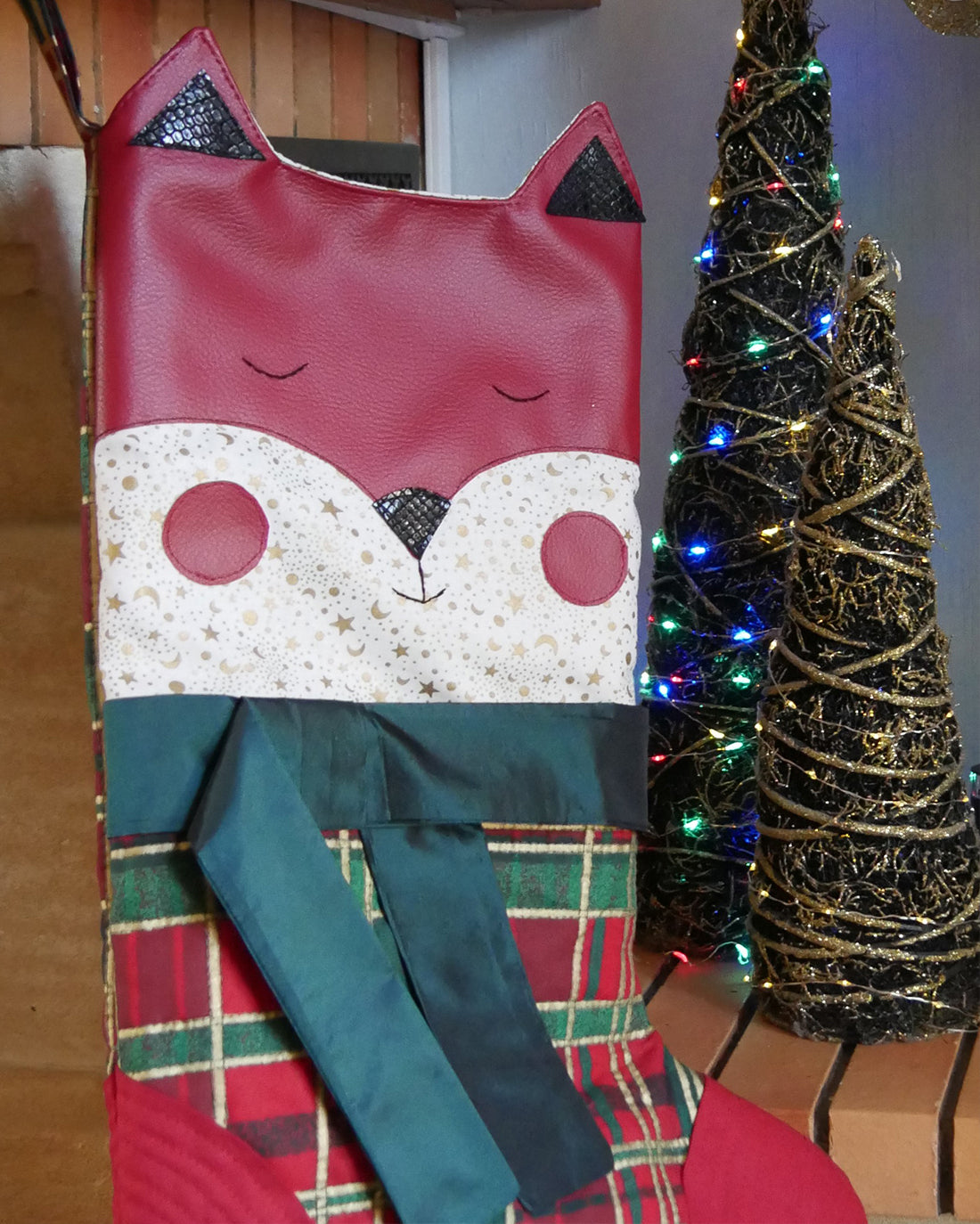 Cinnamon Stocking | Sunflower Seams Pattern Company | Christmas Stocking Sewing Pattern | Digital Sewing Pattern