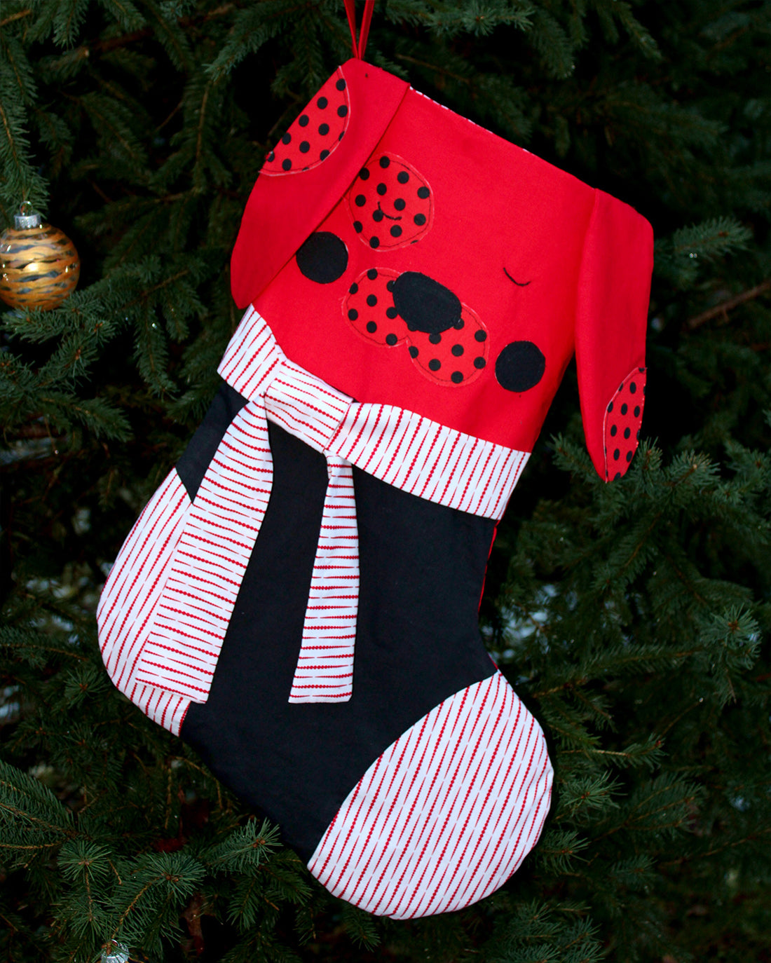 Cinnamon Stocking | Sunflower Seams Pattern Company | Christmas Stocking Sewing Pattern | Digital Sewing Pattern