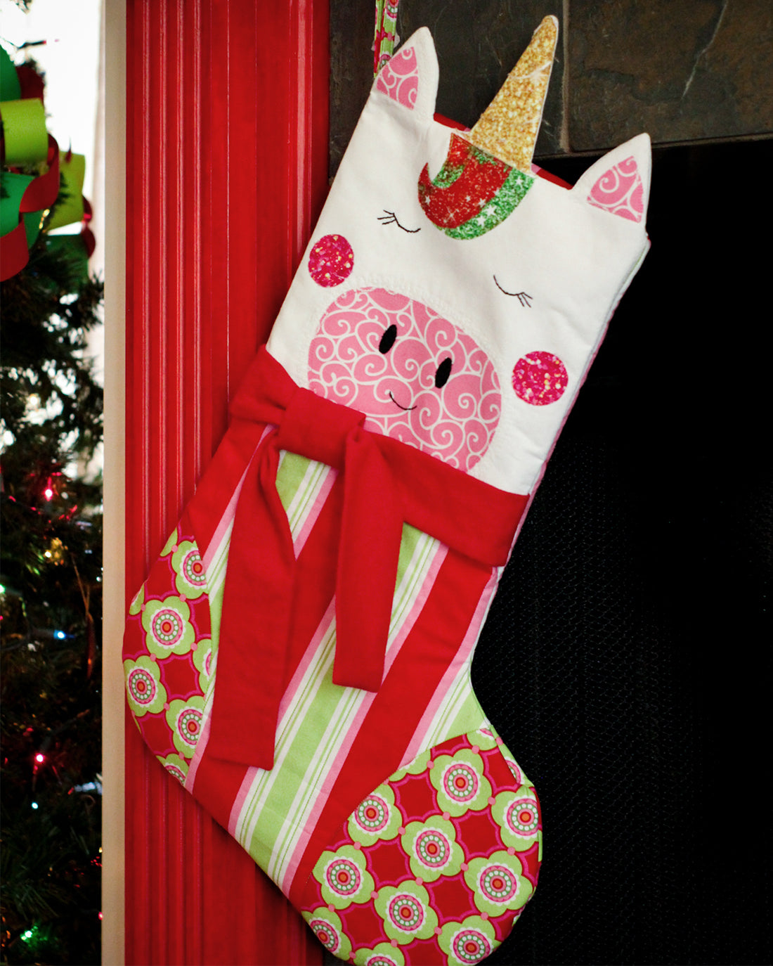 Cinnamon Stocking | Sunflower Seams Pattern Company | Christmas Stocking Sewing Pattern | Digital Sewing Pattern