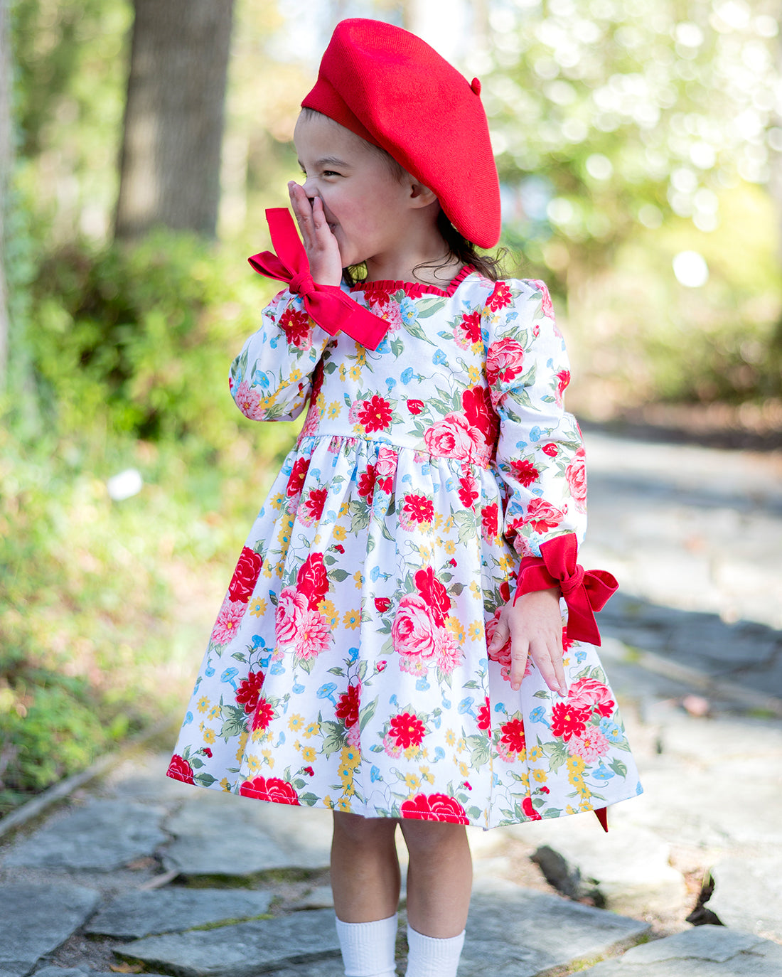 Cherry Blossom Dress Sewing Pattern | Sunflower Seams Pattern Company | Digital PDF Sewing Pattern