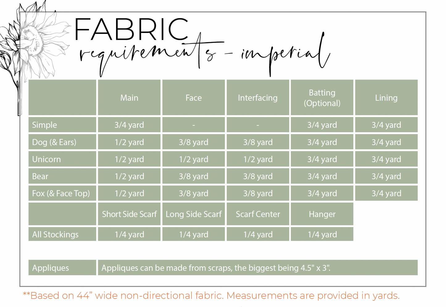 Cinnamon Stocking Digital Sewing Pattern