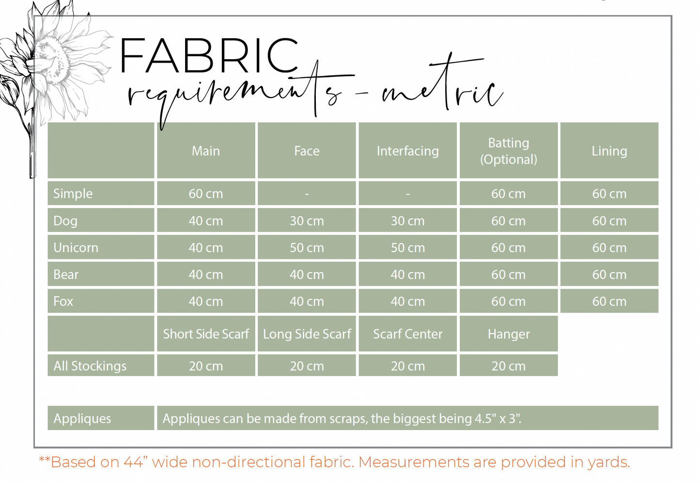 Cinnamon Stocking Digital Sewing Pattern