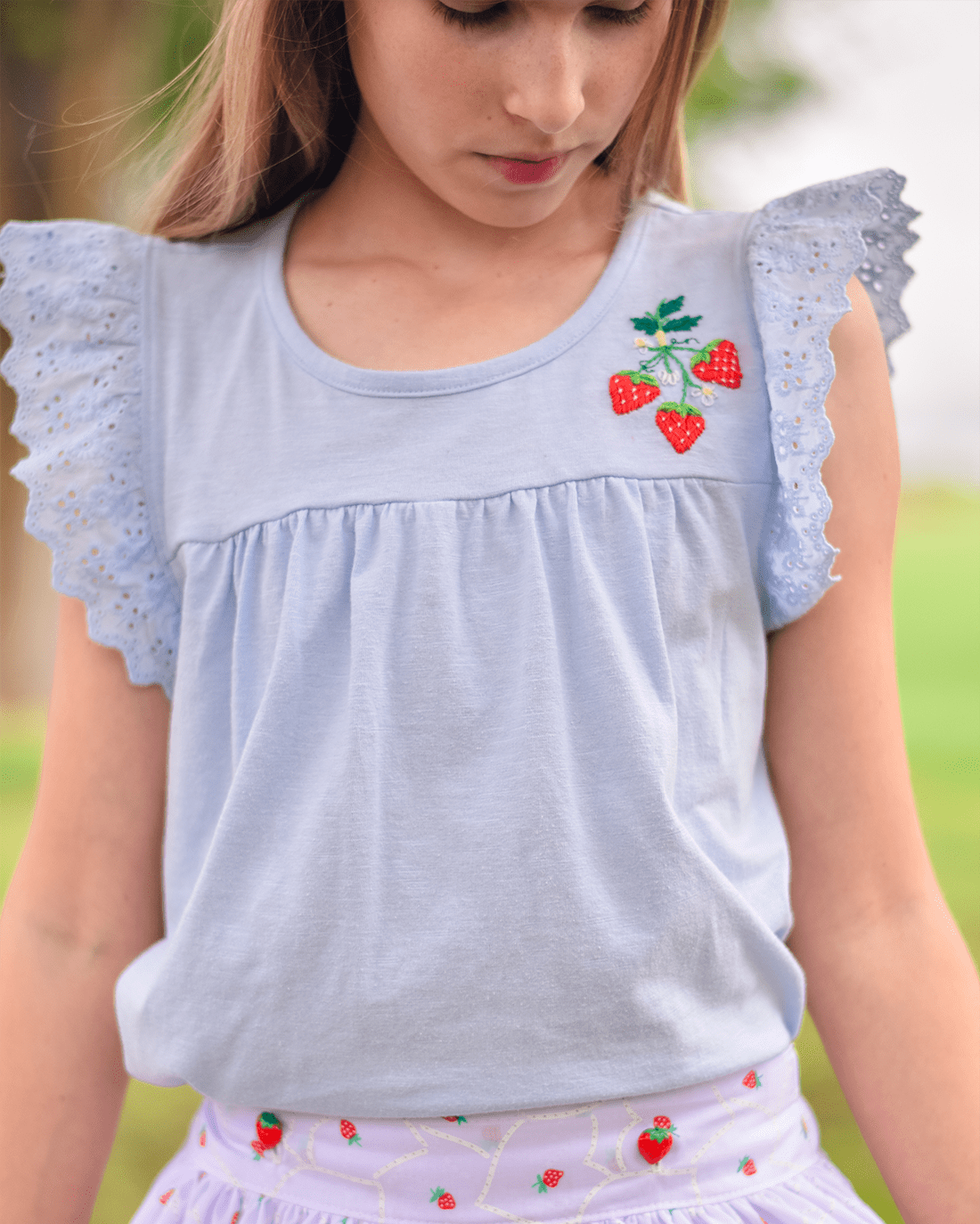 Strawberries & Citrus PDF Hand Embroidery Pattern