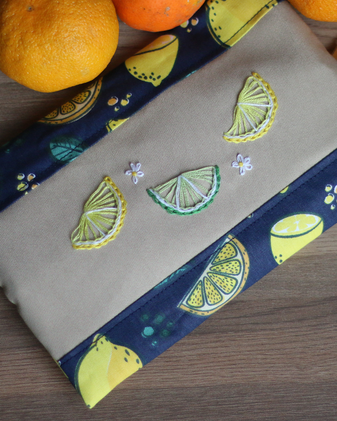 Strawberries & Citrus PDF Hand Embroidery Pattern