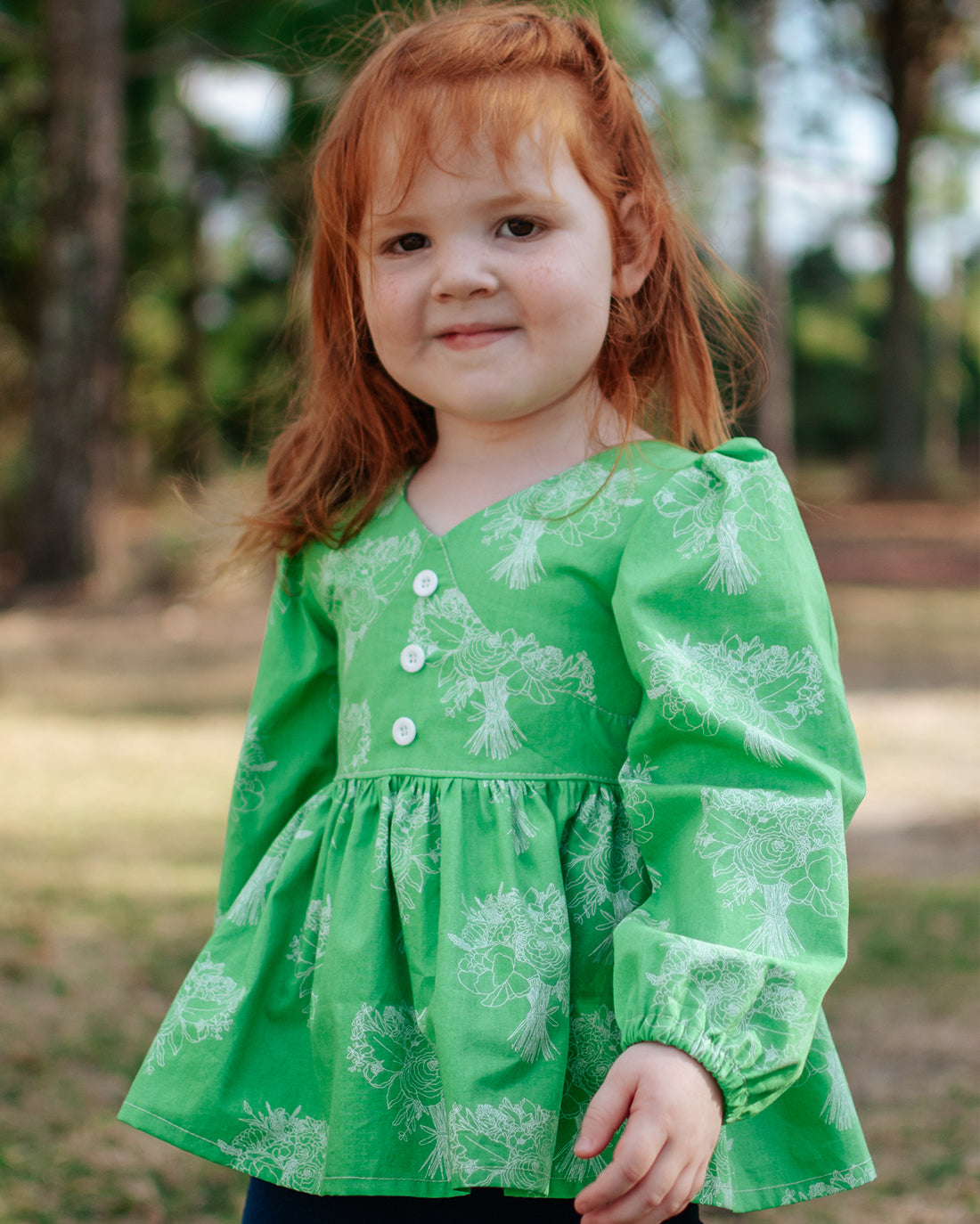 Daphne Peplum and Dress Digital Sewing Pattern | Sunflower Seams Pattern Company